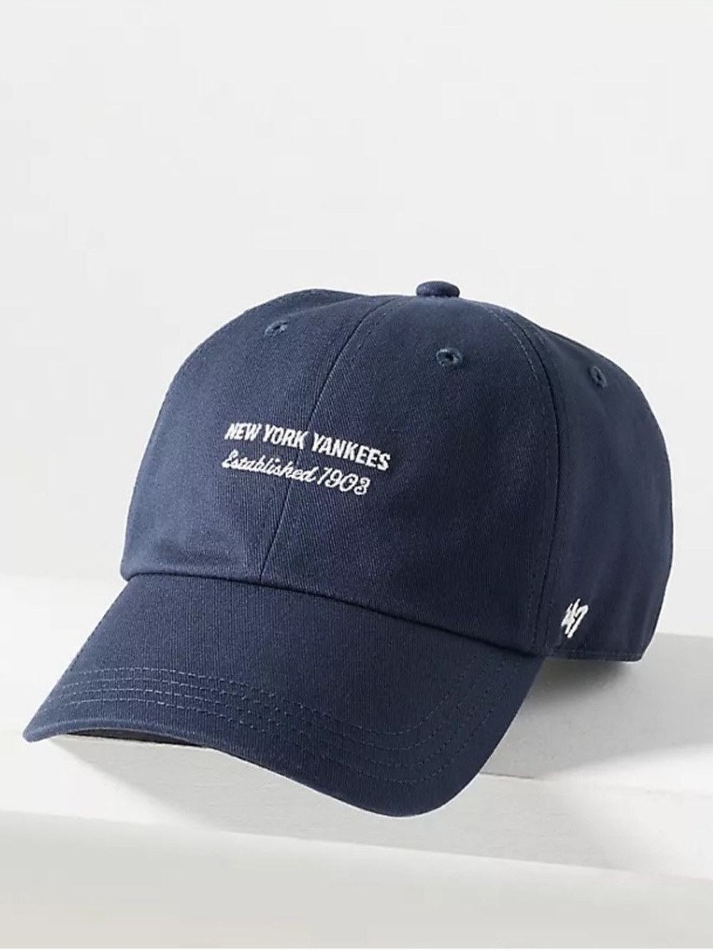 NEW. Anthropologie Yankees Baseball Cap With Bow. NWT